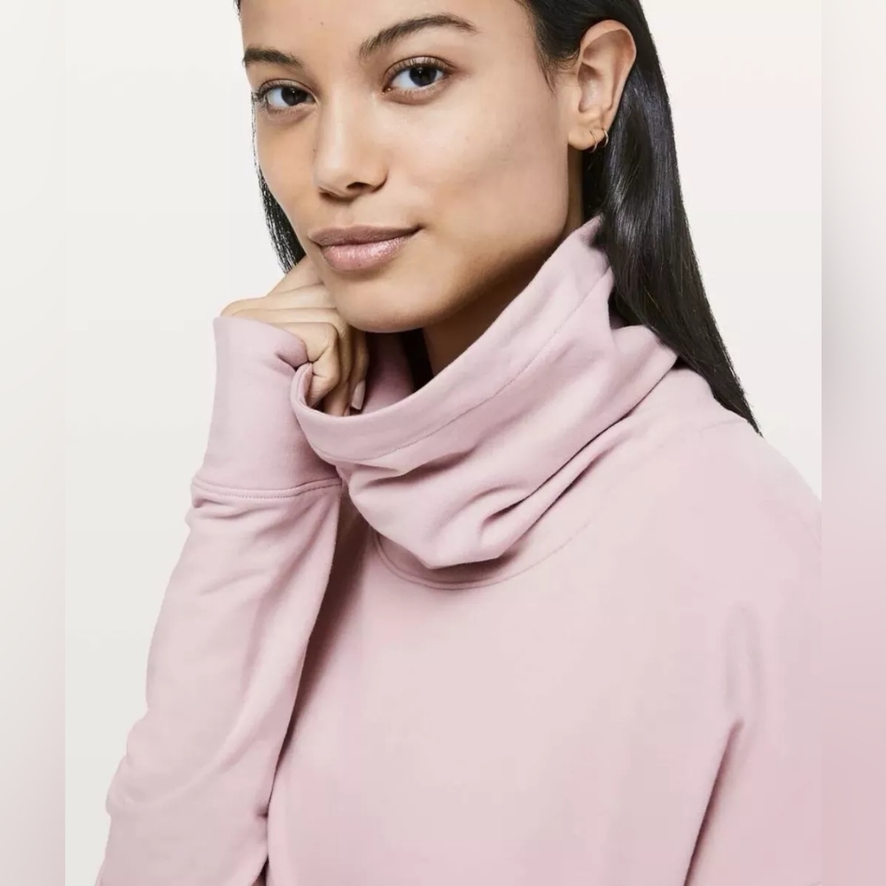 Lululemon Go Forward Pullover Porcelain Pink size 2 - Picture 4 of 10